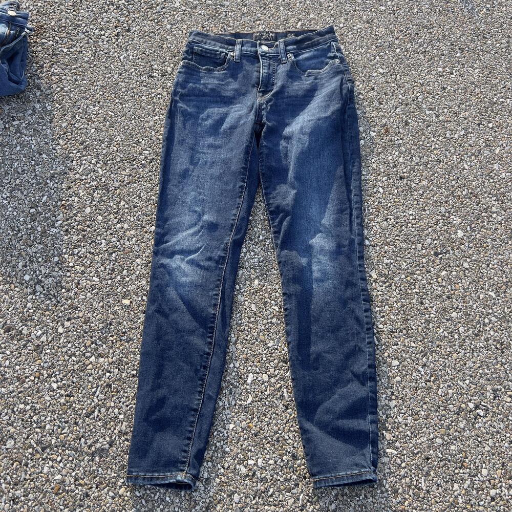 Lucky Brand Jeans Womens 6/28 Blue Medium Wash Skinny Slim Stretch Denim Pants